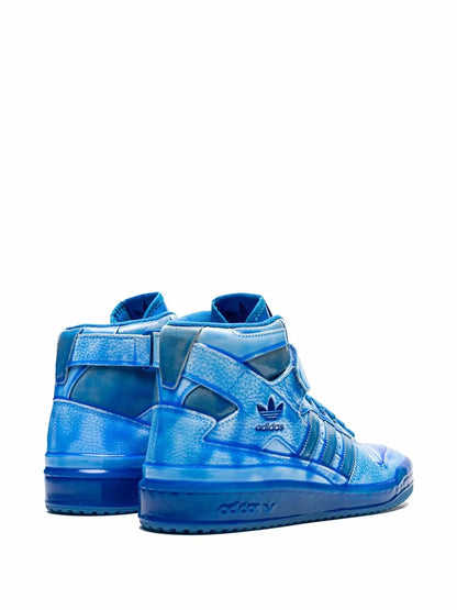 adidas X Jeremy Scott Forum High-Top Dipped Blue Sneakers