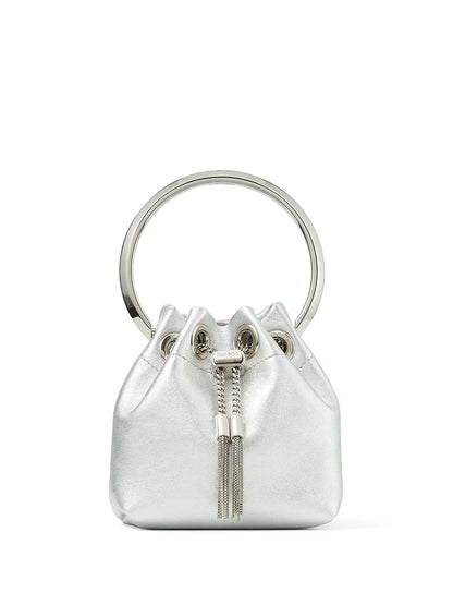 Jimmy ChooBon Bon micro bucket bag