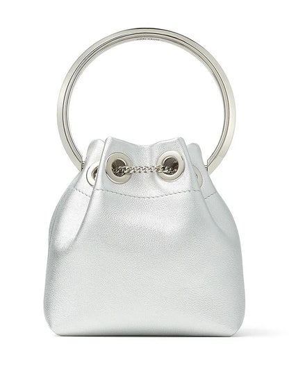 Jimmy ChooBon Bon micro bucket bag