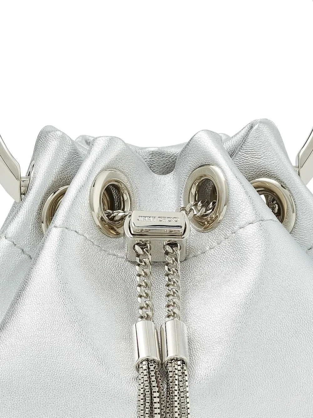 Jimmy ChooBon Bon micro bucket bag
