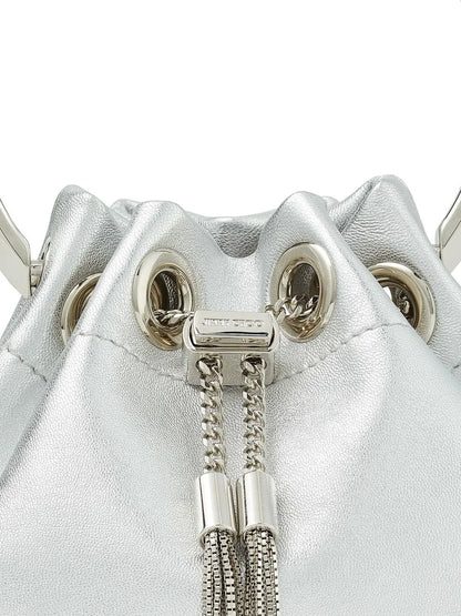 Jimmy ChooBon Bon micro bucket bag
