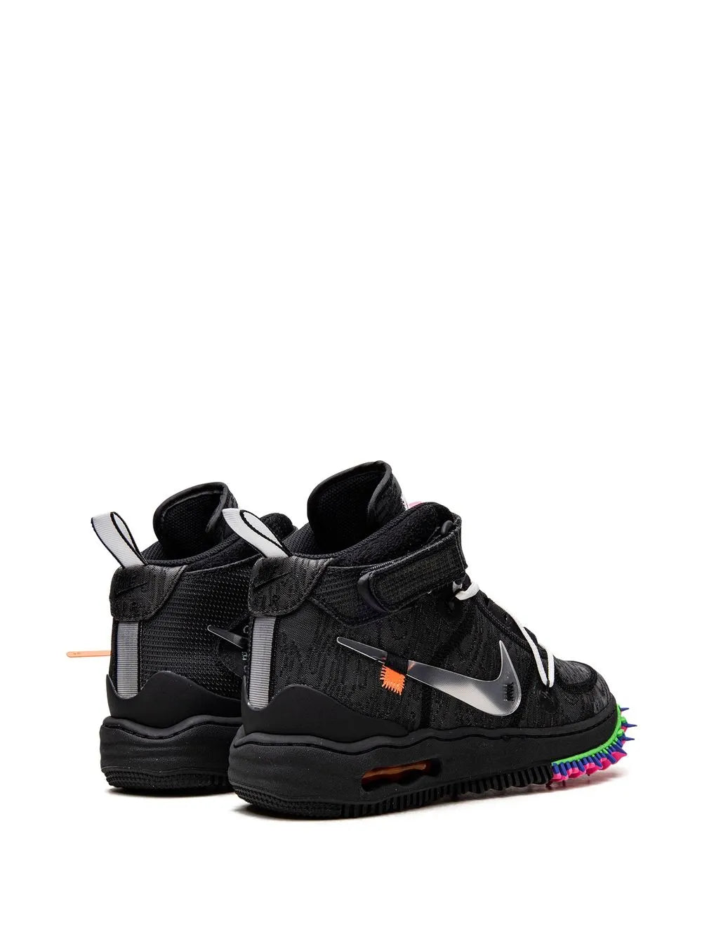 Nike X Off-White Air Force 1 Mid Black Sneakers floriamart.shop