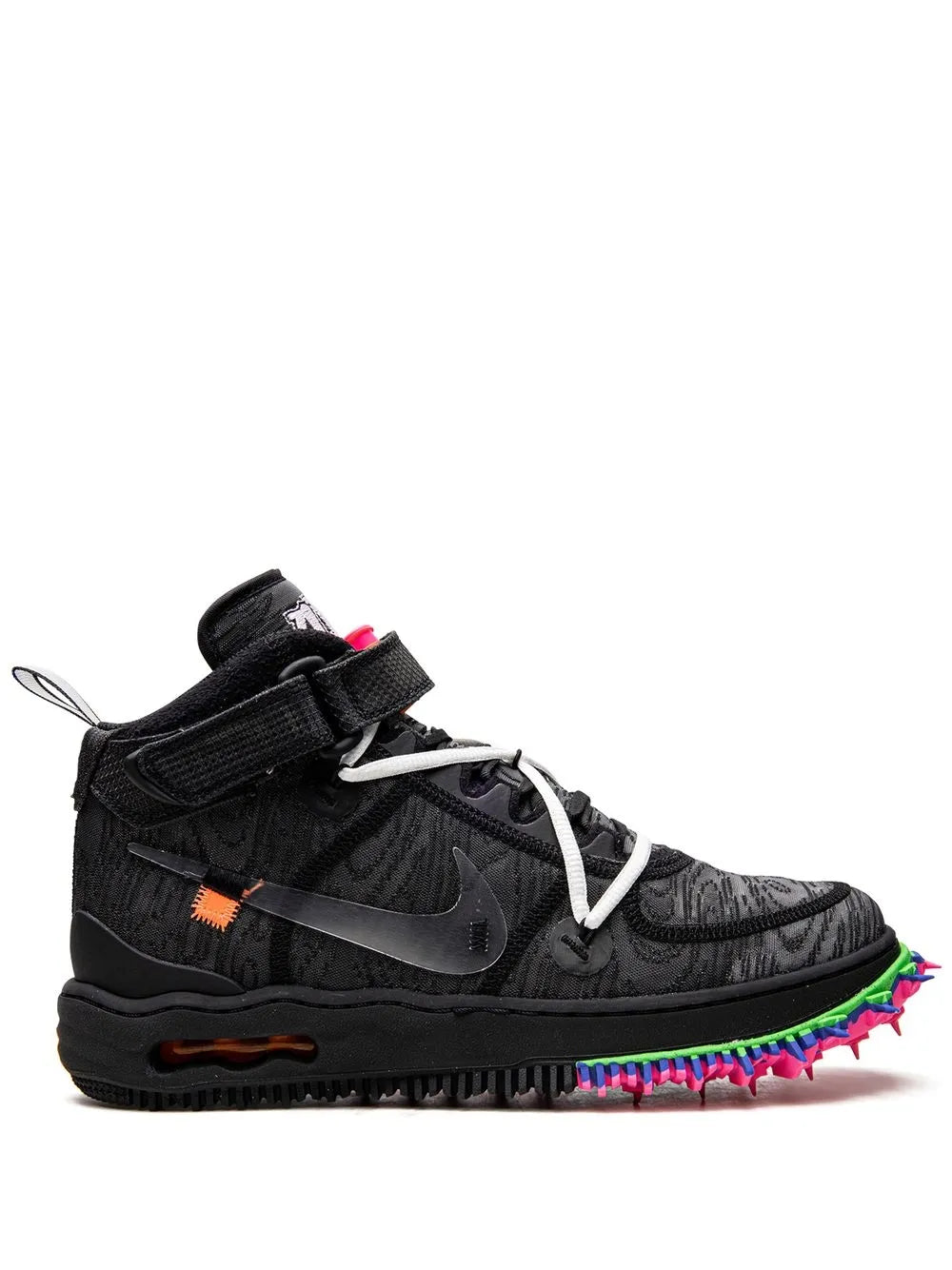 Nike X Off-White Air Force 1 Mid Black Sneakers floriamart.shop