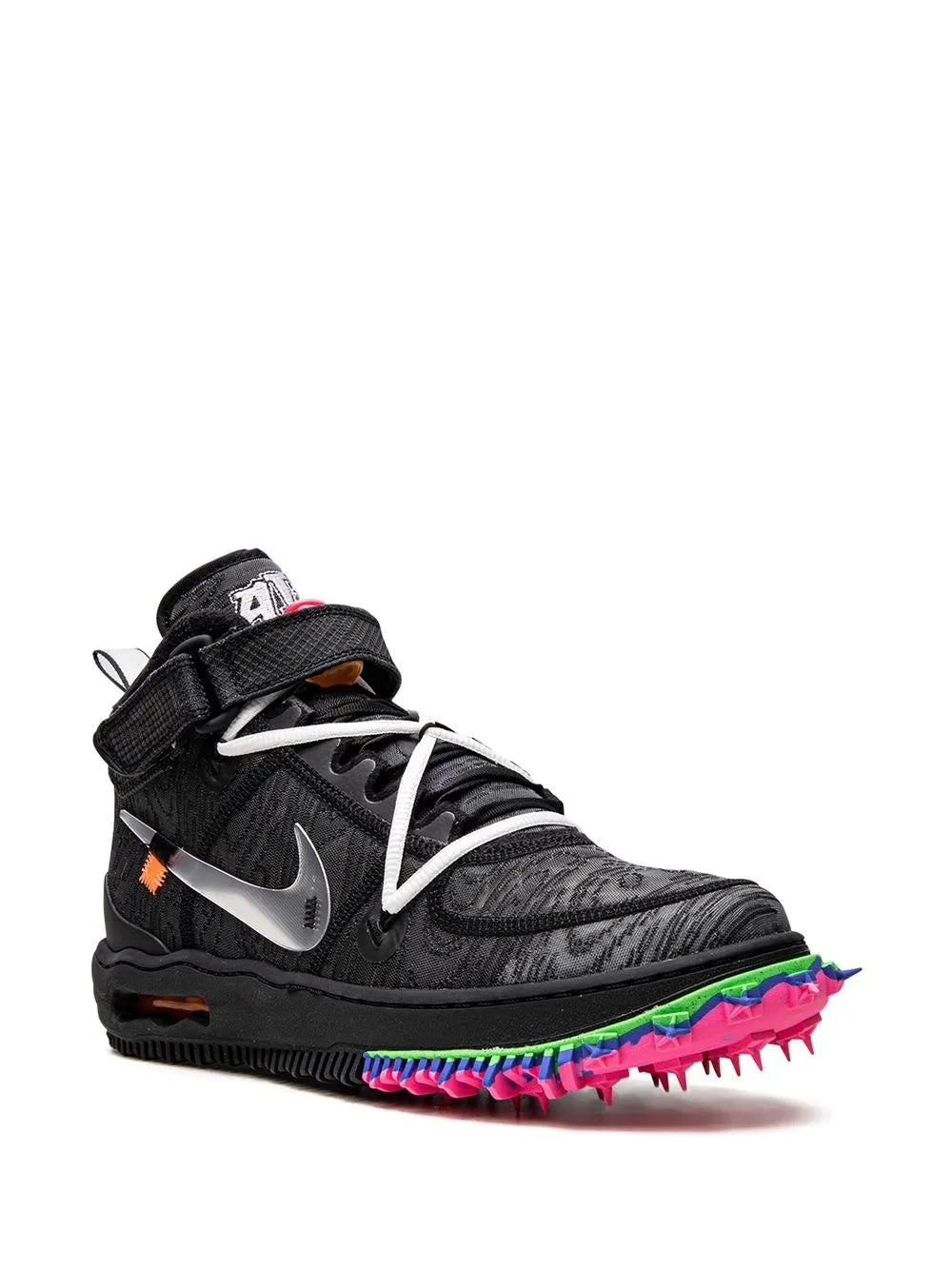 Nike X Off-White Air Force 1 Mid Black Sneakers floriamart.shop