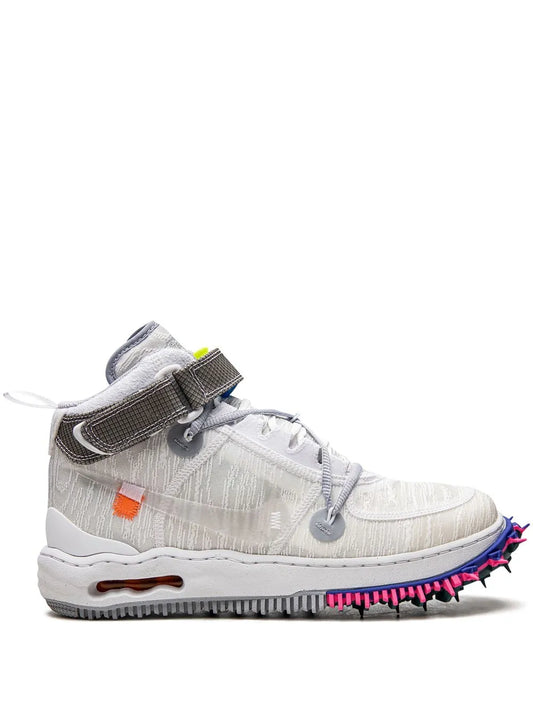 Nike X Off-White Air Force 1 Mid White Sneakers floriamart.shop