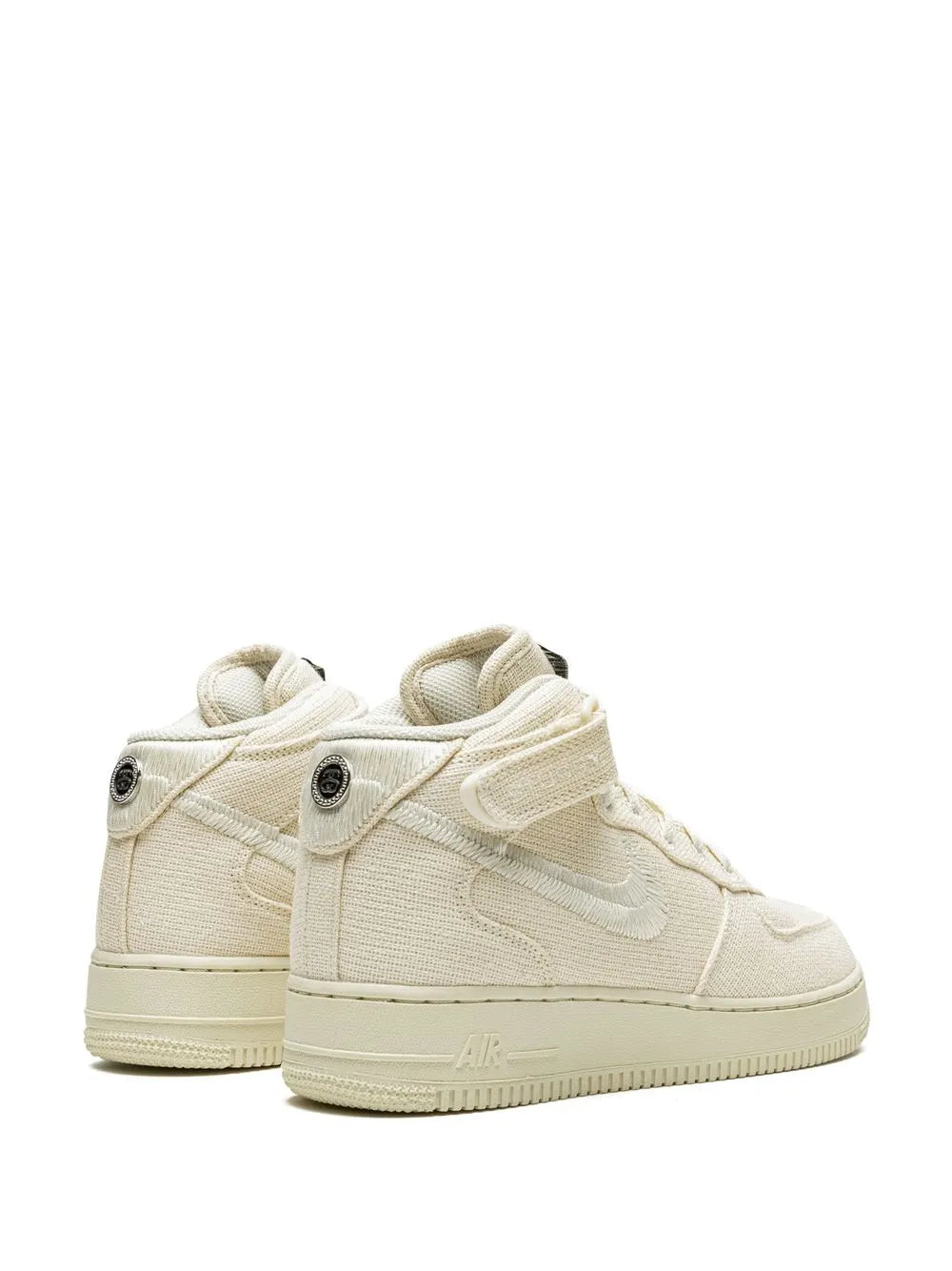 Nike X Stussy Air Force 1 Mid Fossil Sneakers floriamart.shop