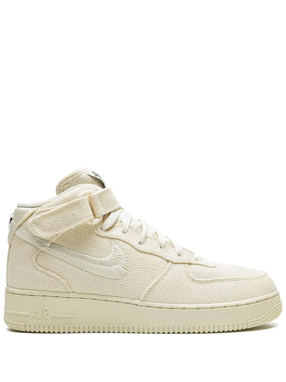 Nike X Stussy Air Force 1 Mid Fossil Sneakers floriamart.shop