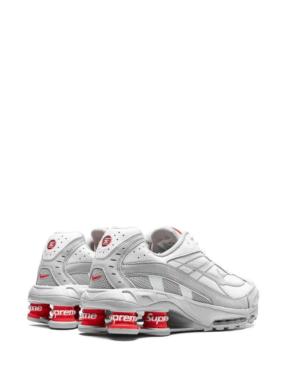 Nike X Supreme Shox Ride 2 Sp White Sneakers floriamart.shop