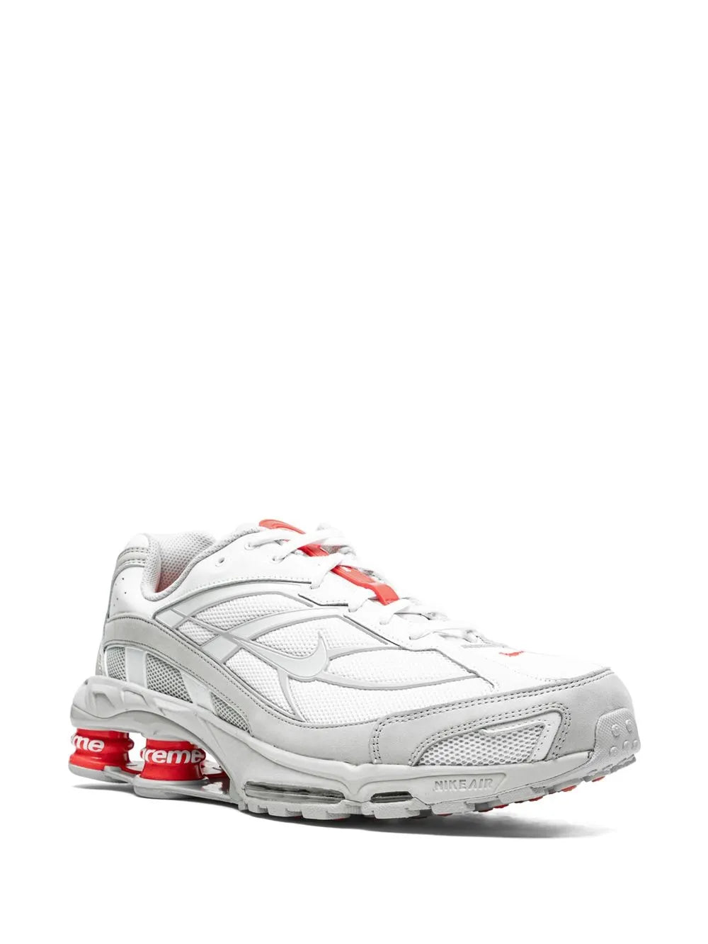 Nike X Supreme Shox Ride 2 Sp White Sneakers floriamart.shop