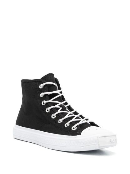 Acne Studios Contrasting Toe-Cap High-Top Sneakers Floriamart