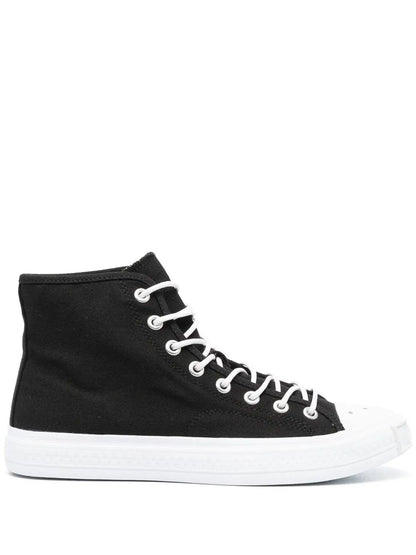 Acne Studios Contrasting Toe-Cap High-Top Sneakers Floriamart
