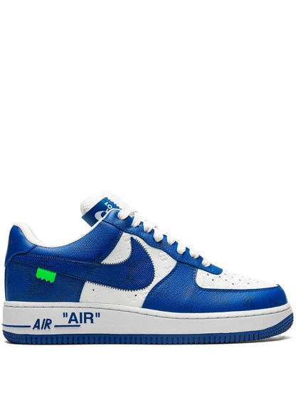 Nike X Louis Vuitton Air Force 1 Low Virgil Abloh - White/Blue Sneakers floriamart.shop