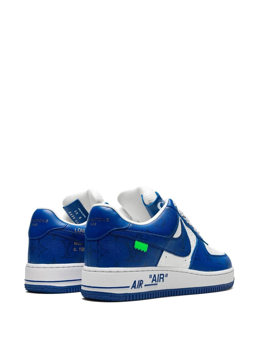 Nike X Louis Vuitton Air Force 1 Low Virgil Abloh - White/Blue Sneakers floriamart.shop