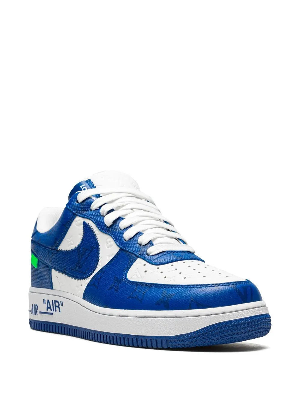 Nike X Louis Vuitton Air Force 1 Low Virgil Abloh - White/Blue Sneakers floriamart.shop