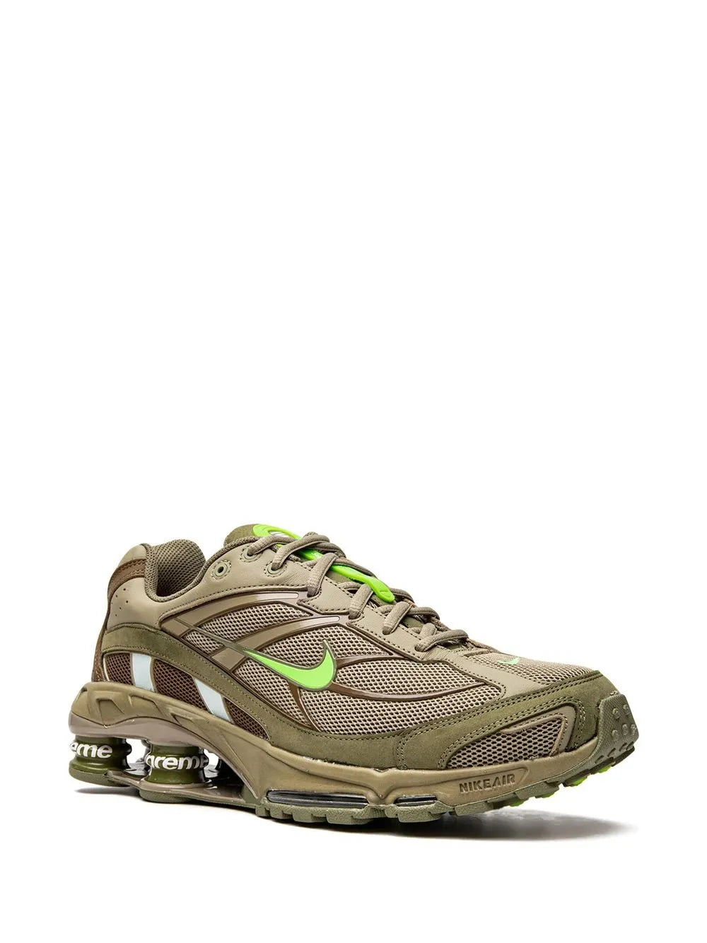 Nike X Supreme Shox Ride 2 Sp Green Sneakers floriamart.shop