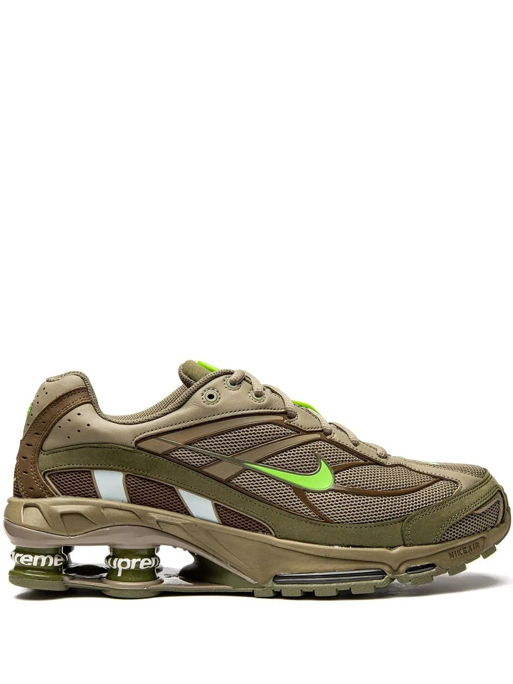 Nike X Supreme Shox Ride 2 Sp Green Sneakers floriamart.shop