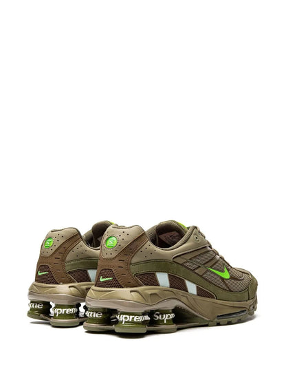 Nike X Supreme Shox Ride 2 Sp Green Sneakers floriamart.shop