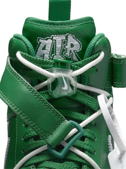 Nike X Off-White Air Force 1 Mid Pine Green Sneakers floriamart.shop