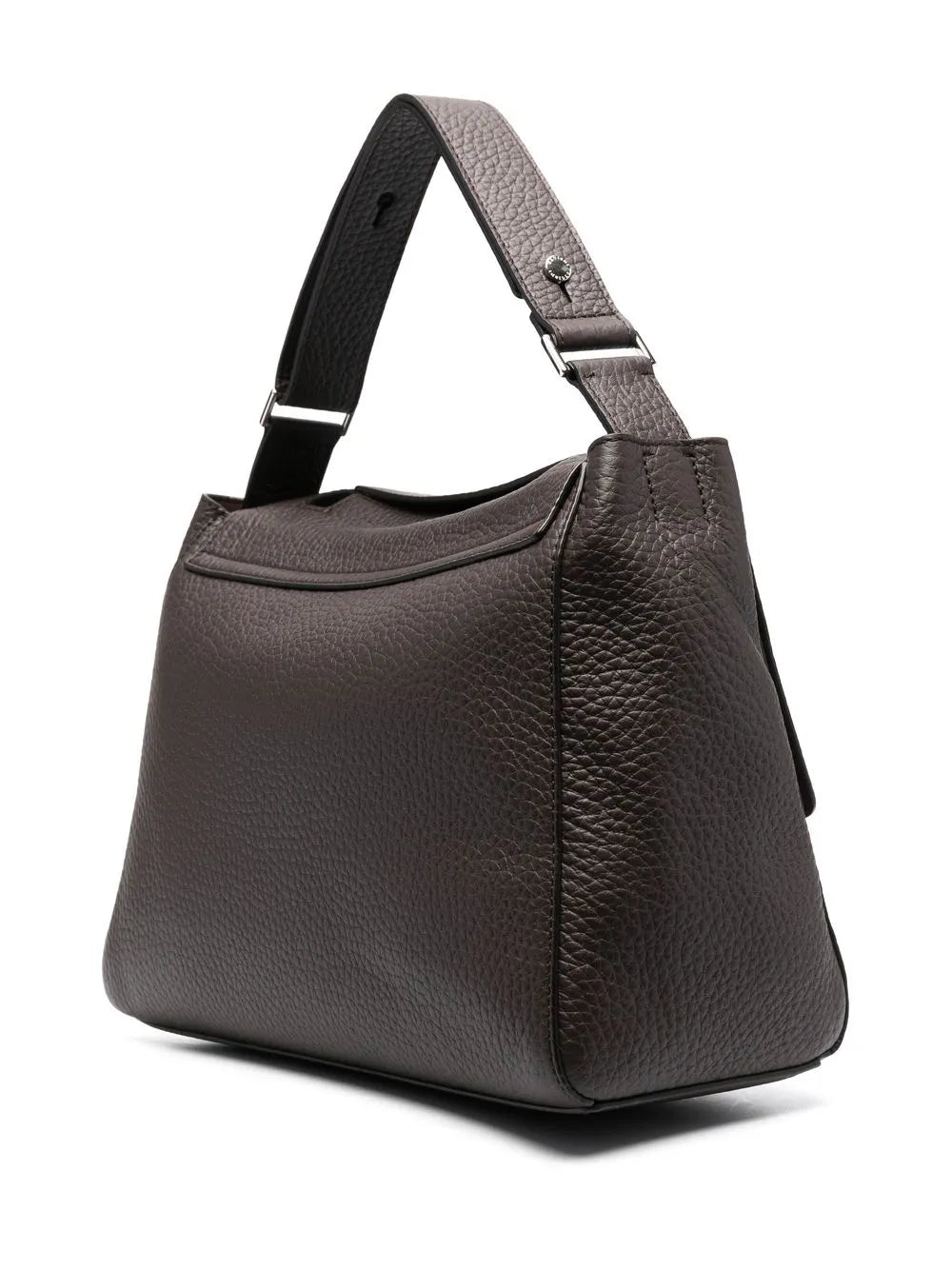 Orcianilogo-lettering leather bag