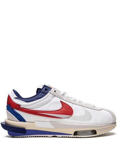 Nike X Sacai Cortez 4.0 White/Red/Blue Sneakers floriamart.shop