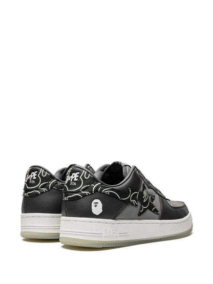 A Bathing Ape?Bape Sta #1 M2 Charcoal Sneakers Floriamart
