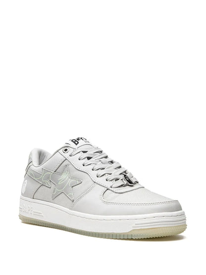 A Bathing Ape?Bape Sta #1 M2 Gray Sneakers Floriamart