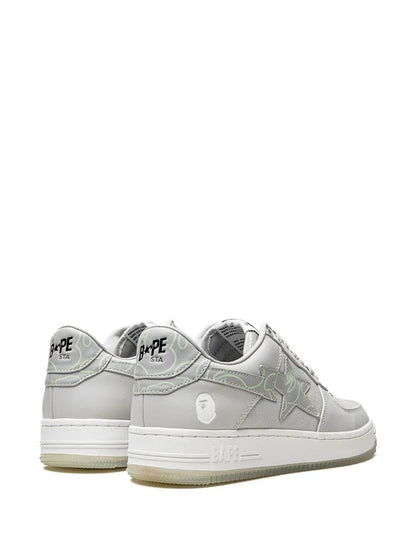 A Bathing Ape?Bape Sta #1 M2 Gray Sneakers Floriamart