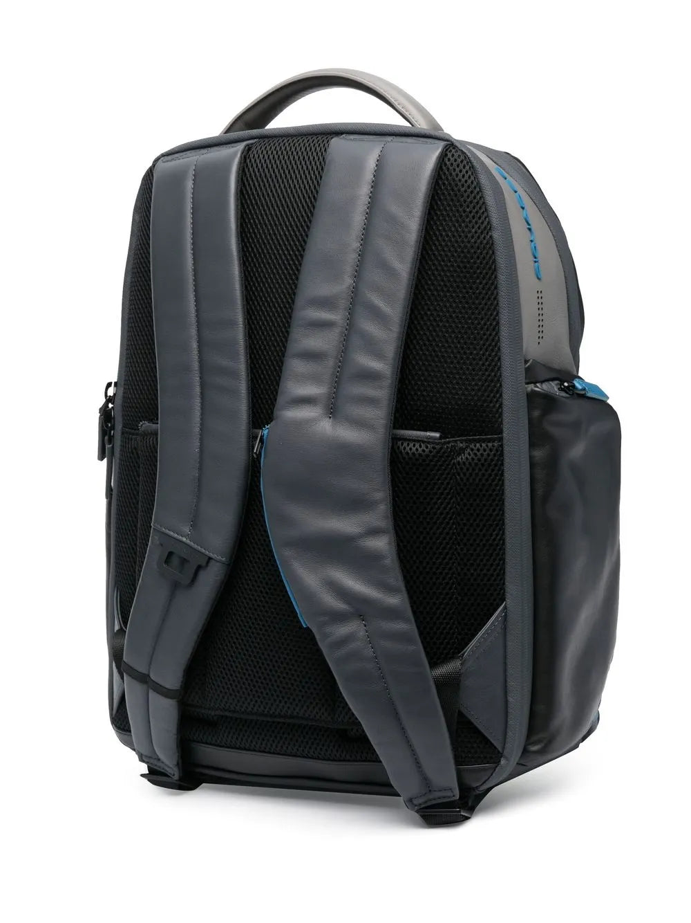 PIQUADROdebossed-logo detail backpack