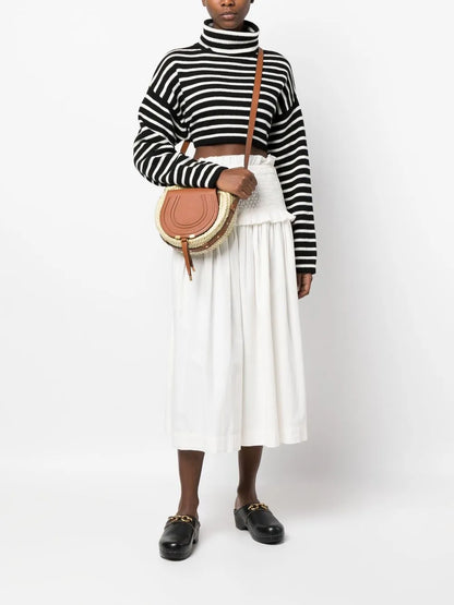 Chloarci Raffia crossbody bag