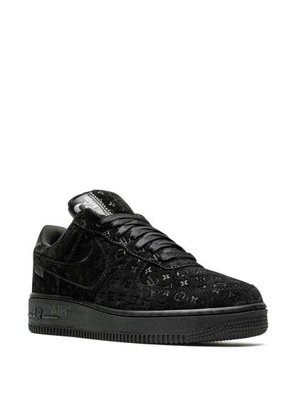 Nike X Louis Vuitton X  Virgil Abloh Air Force 1 Low Black/Black Sneakers floriamart.shop