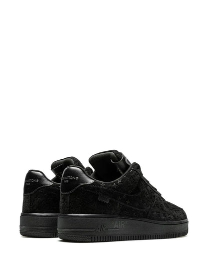 Nike X Louis Vuitton X  Virgil Abloh Air Force 1 Low Black/Black Sneakers floriamart.shop