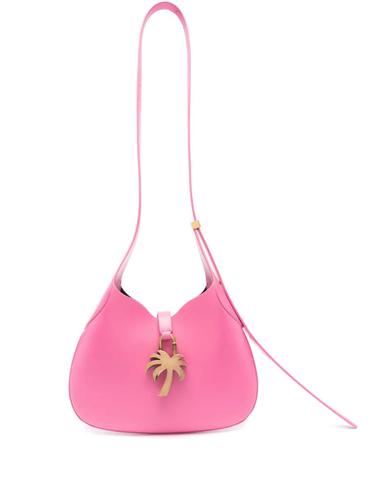 Palm AngelsHobo leather shoulder bag