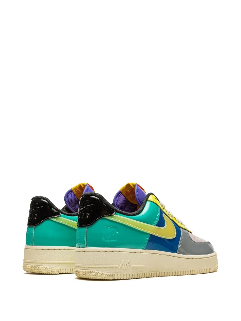Nike X Undefeated Air Force 1 Low Multi Patent Sneakers floriamart.shop
