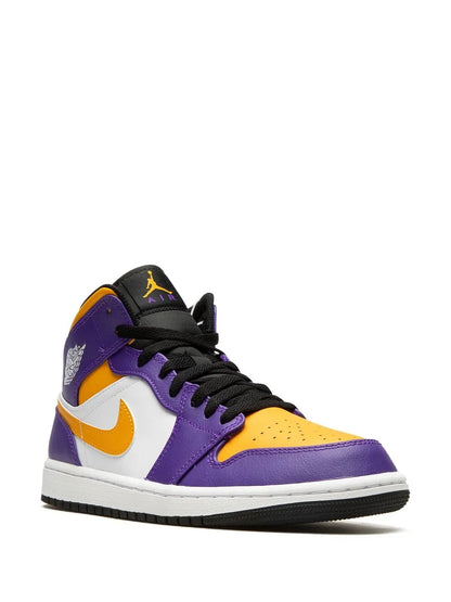 Air Jordan 1 Mid Lakers Sneakers