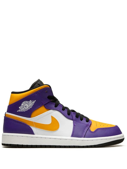 Air Jordan 1 Mid Lakers Sneakers