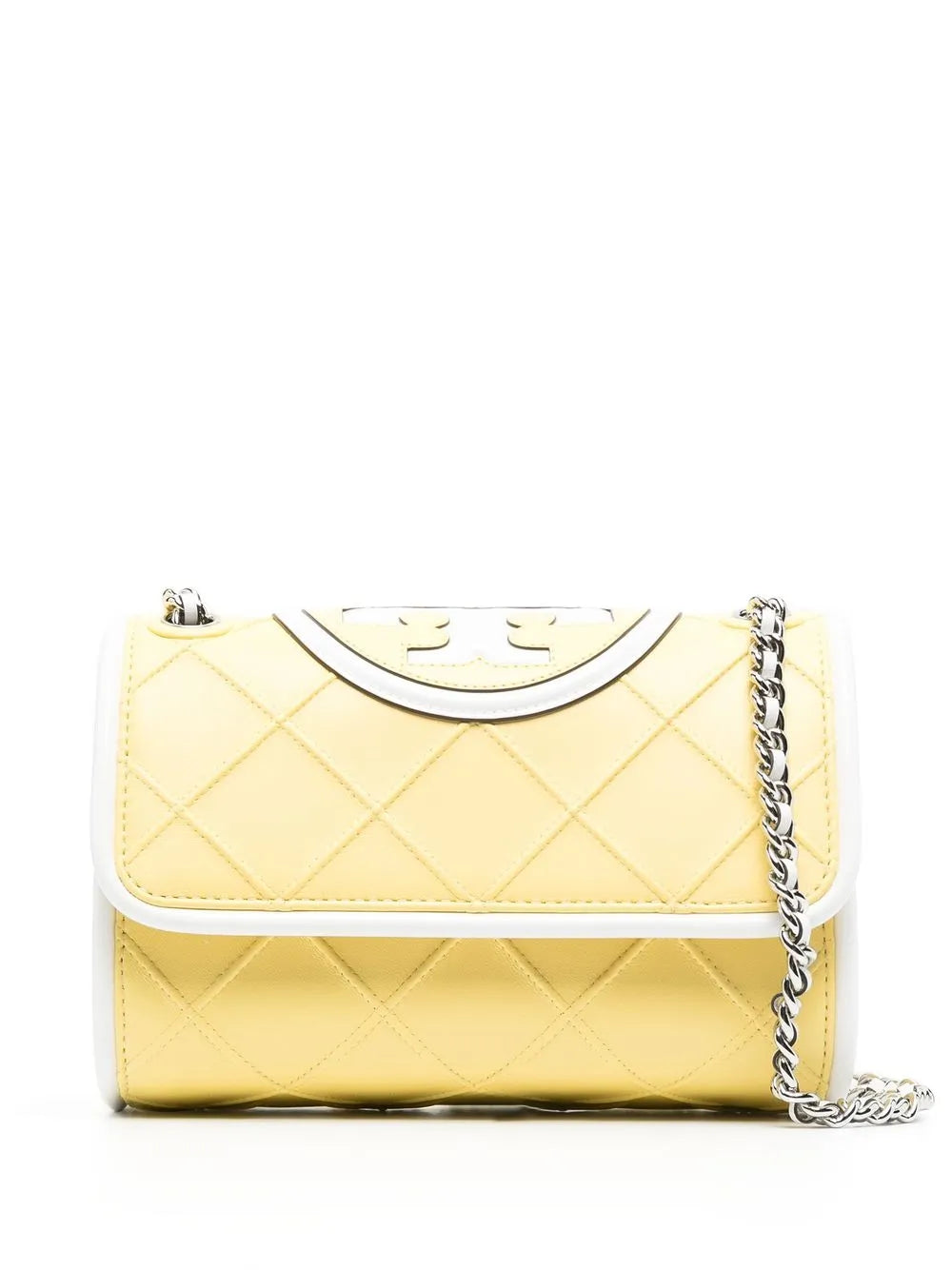 Tory Burchembossed and quilted cross-body bag