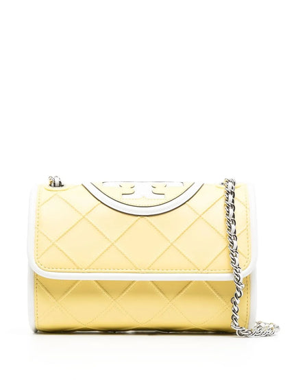 Tory Burchembossed and quilted cross-body bag