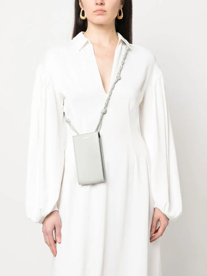 Jil Sanderknot-detail small shoulder bag