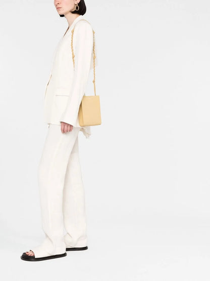 Jil SanderTangle crocodile-effect crossbody bag