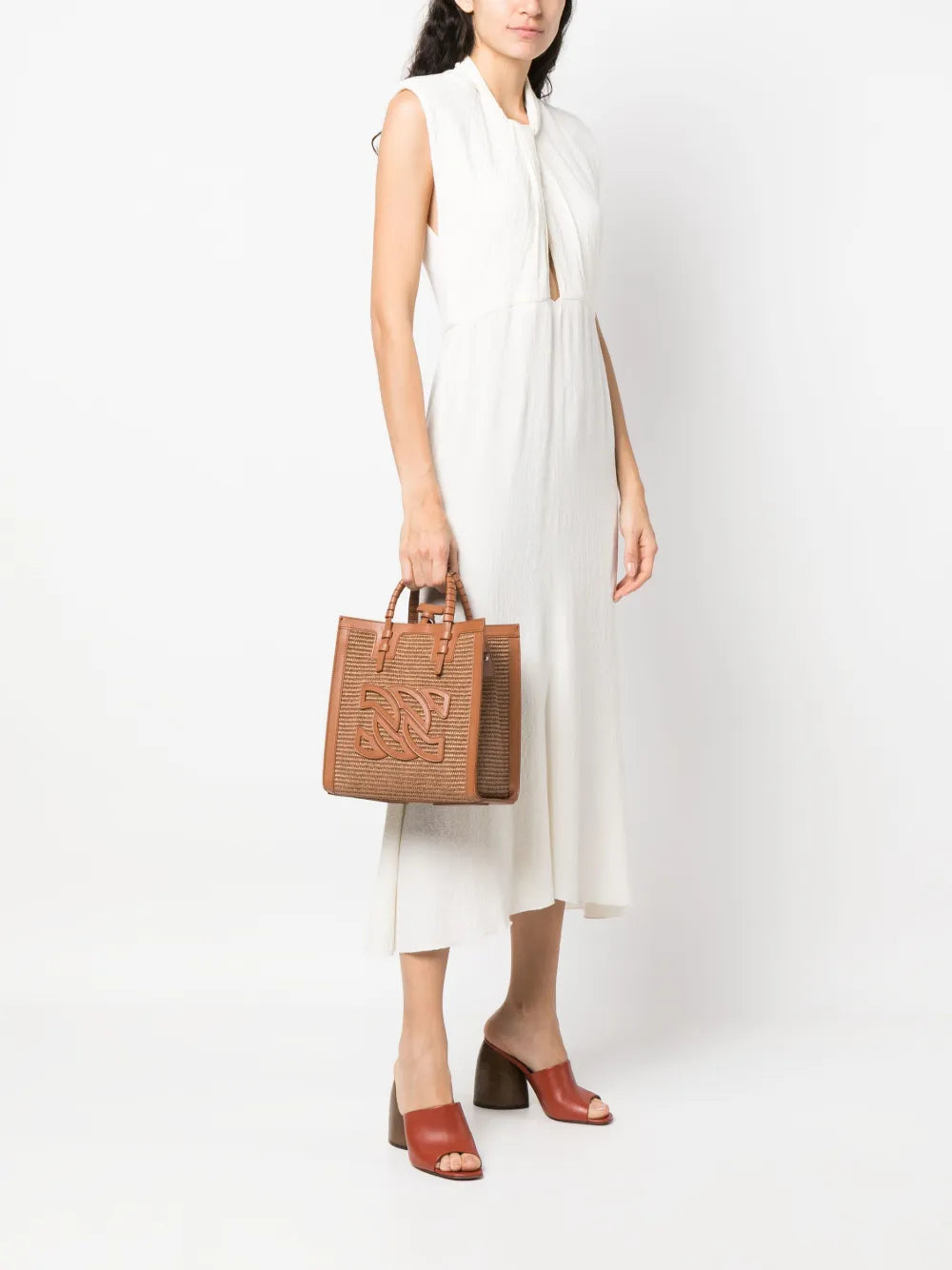 CasadeiBaurivage woven tote bag
