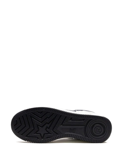 A Bathing Ape?X Jjjjound Bapesta White/Navy Sneakers Floriamart