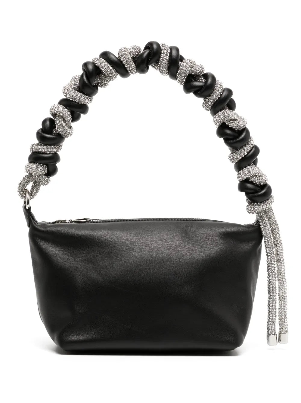 Karacrystal-embellished shoulder bag