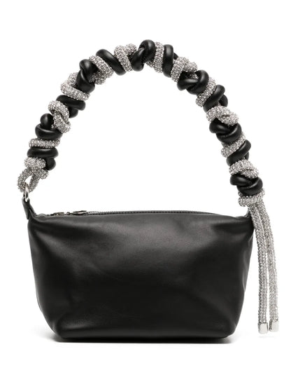 Karacrystal-embellished shoulder bag