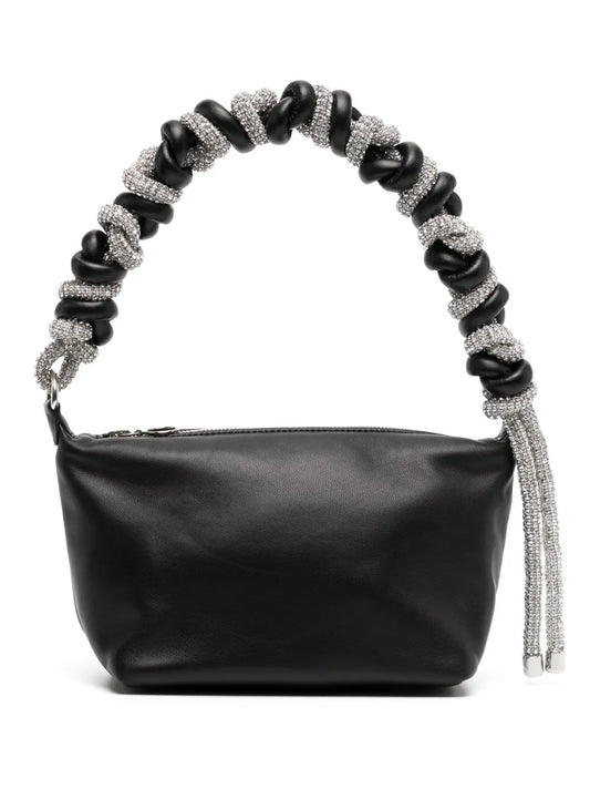 Karacrystal-embellished shoulder bag