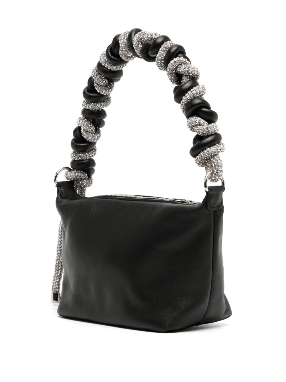 Karacrystal-embellished shoulder bag