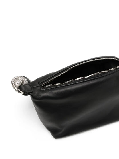 Karacrystal-embellished shoulder bag