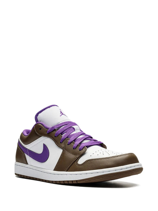 Air Jordan 1 Low Purple Mocha Sneakers