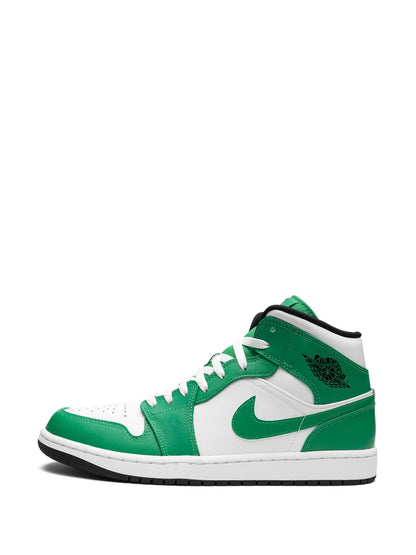 Air Jordan 1 Mid Lucky Green Sneakers
