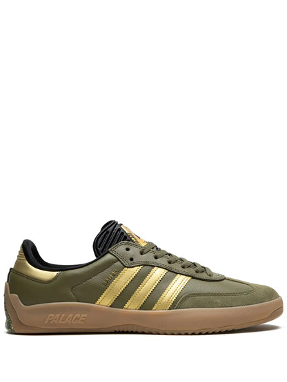 adidas X Palace Puig Samba Olive Gold Sneakers