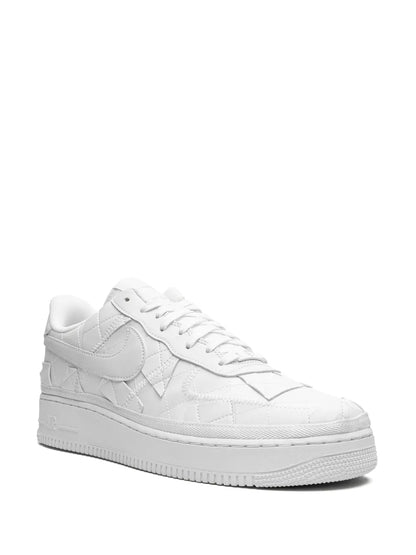 Nike X Billie Ellish Air Force 1 Low Triple White Sneakers floriamart.shop